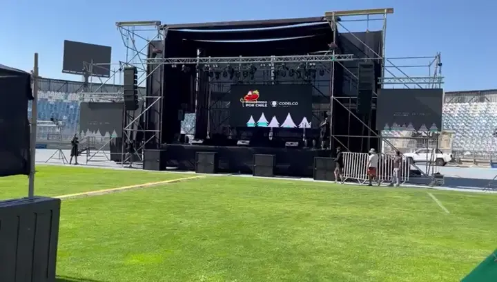 Montaje técnico para eventos masivos